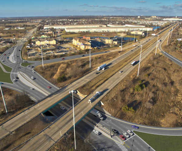 Houbolt Road Extension and Diverging Diamond Interchange (DDI)