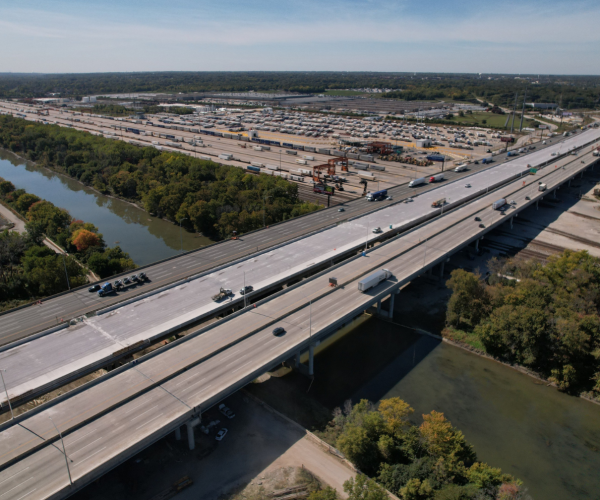 Mile Long Bridge over Central Tri-State Tollway (I-294)
