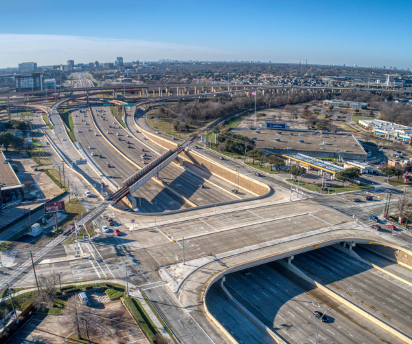 US 75 at Plano Road/DART Underpass